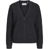 TeeShoppen Neuletakki ' Knitted Cardigan ' tummanharmaa