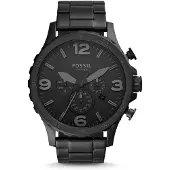 Fossil Analoginen kello 'Nate' musta