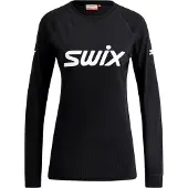 Swix Women's RaceX Classic Long Sleeve Jet Black Kerrasto yläosat M