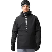 ColourWear Men's Signature Anorak Black Laskettelutakit vuorelliset L