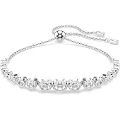 Swarovski Rannekoru 'Imber' hopea / läpinäkyvä