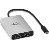OWC USB-C Dual HDMI 4K Display Adapter USB hub - 2 porttia - hopea