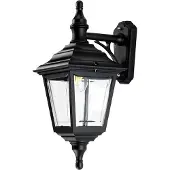 Elstead Lighting Ulkoseinävalaisin Kerry, Musta, Synteettinen materiaali