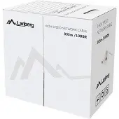Lanberg LCU5-12CU-0305-BK, 305 m, Cat5e, U/UTP (UTP), Musta