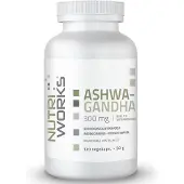 Nutri Works Ashwagandha 300 mg 120 kaps. ravintolisä