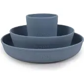 Filibabba Silikone Spisesæt - Powder Blue - Blue - ONE SIZE