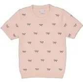 Lindex T Shirt Knitted Featheryarn - Pink - 170