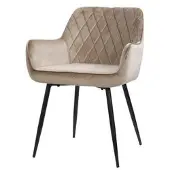 Black Red White Ruokatuoli BRW Nicolas, ruskea