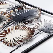 Wallity metallinen seinäkoriste Yildiz 2, 40 cm