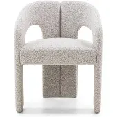 Hobby Hall Verhoiltu tuoli, JOEL, 62x56x77 cm, Harmaa Beige