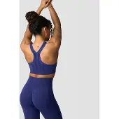 ICANIWILL Rush Seamless Sports Bra Dark Slate Blue Melange