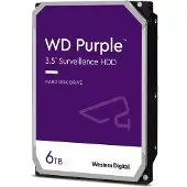 Western Digital - - WD Purple WD64PURZ - kovalevy - 6 TB - valvonta - SATA 6 Gb/s