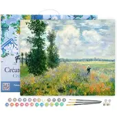 Figure'd Art numeromaalaus Monet Field of Pop