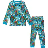 Muumi Maatila Pyjama Sininen 122-128 cl