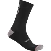Castelli Venti Soft Merino Black Grey Socks, Size L/XL