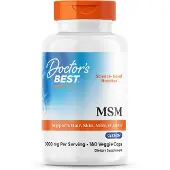 Doctors Best , MSM OptiMSM:n kanssa, 1 000 mg, 180 Veggikepillereitä