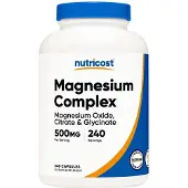 Nutricost Magnesiumkompleksi 500 mg (240 kapselia)