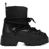 Tommy Hilfiger Real Shearling Laceup Snowboot - Black - 38