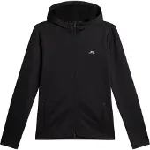 J.Lindeberg Women's Aerialle Zip Hood Black Välikerrospuserot M