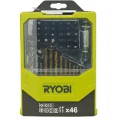 Ryobi RAK46MIX 46-osainen pora- ja ruuvauskärkisarja