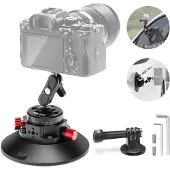 Neewer Mount with suction cup 1/4 inch CA013 for sports cameras (DJI Action, GoPro, Insta360)