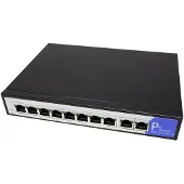 Roline PoE+ Gigabit Ethernet Switch, 8+2 ports