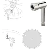 Topeak -pumpun sovitin kilpa-venttiileille
