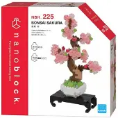 Nanoblock Vaaleanpunainen bonsai -setti, 270 kpl