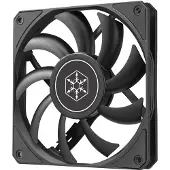 Silverstone Air Slimmer 120, 120mm PWM-laitetuuletin, musta