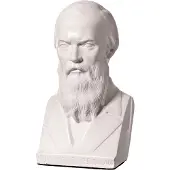 Danila-Souvenirs Rintakuva, patsas Fjodor Dostojevski 14 cm