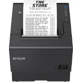 Epson TM-T88VII (132): USB, Eth, PowerUSB, Buzz, Black, Thermal, Maksupäätetulostin, 180 x 180 DPI, 500 mm/s, 1,41 x 3,39 mm, Teksti, Kuva, Viivakoodi (C31CJ57132)