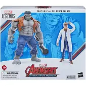 Hasbro Ihme Hulk Gray Ja Tohtori Bruce Banner Maan Mahtavimmat Kostajat-hahmo 15 Cm