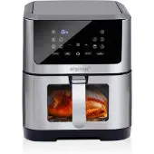 Alpina sport Alpina rasvaton friteerauskone 8 litraa digitaalinen näyttö Airfryer