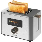 Cecotec Touch & Toast Double 4843 leivänpaahdin, 2 viipaletta, 950 Wattia, ruostumaton teräs