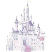 Disney Prinsesse Slot Gigant Wallsticker