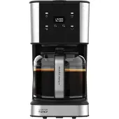 Cecotec Coffee 66 Drop & Touch 12 kupin -kahvinkeitin, musta, ruostumaton teräs