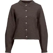Object Objzari L/S Re Knit Cardigan 142 - Brown - M