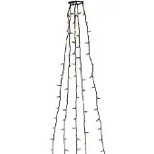 Konstsmide Joulukuusen valot 2,4m amber LED 24V/IP20. 6361-820