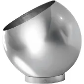 AYTM Globe Blomsterpotte - Silver - Ø17XH15.4CM