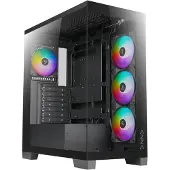 Azza PC Gaming Gehaeuse Cove 570B 4xARGB USB2.0/3.0/C Schwarz (CSAZ-570B)