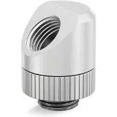 EK Water Blocks Quantum Torque Rotary 45° -soviteliitin, Satin Titanium