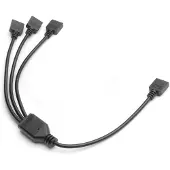 EK Water Blocks EK-Loop D-RGB 3-Way, kaapelisetti, 30 cm, musta