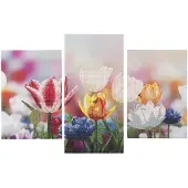 Creative Craft Group Diamond Painting Triptych Set - Flowers