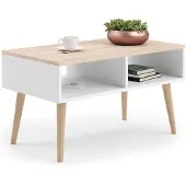 KOBI Skandinaaviseen tyyliin sopiva sohvapöytä Sandi 90x55x50cm, beige