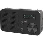 Telestar TOP 100, Kannettava, Analoginen & digitaalinen, DAB+, FM, 3 W, LCD, Musta (5700100)
