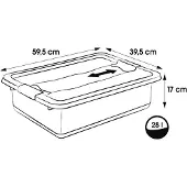 Keeeper Cornelia Collection 28l Storage Box Kirkas