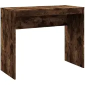 vidaXL Työpöytä savutammi 90x40x72 cm tekninen puu