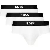 BOSS for man. 50546561 Set 3 Logo Waist Slips white (M), Homewear, Cotton