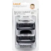 Lascal KiddyGuard Accent/Avant Turvaportin Kiinnike 2-pack, Musta