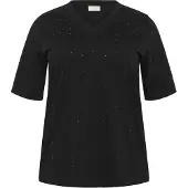 KAFFE CURVE Kcphoelina T-Shirt - Black - M